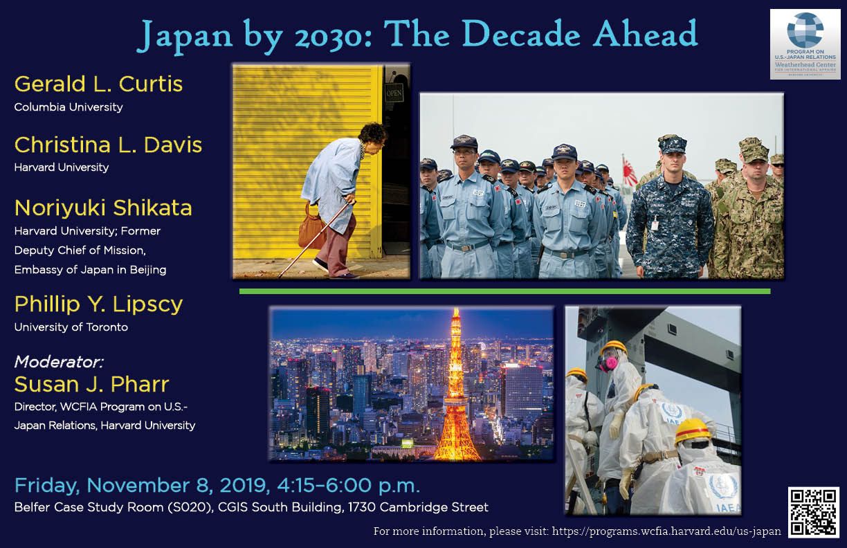 Japan by 2030 The Decade Ahead Reischauer Institute of Japanese Studies